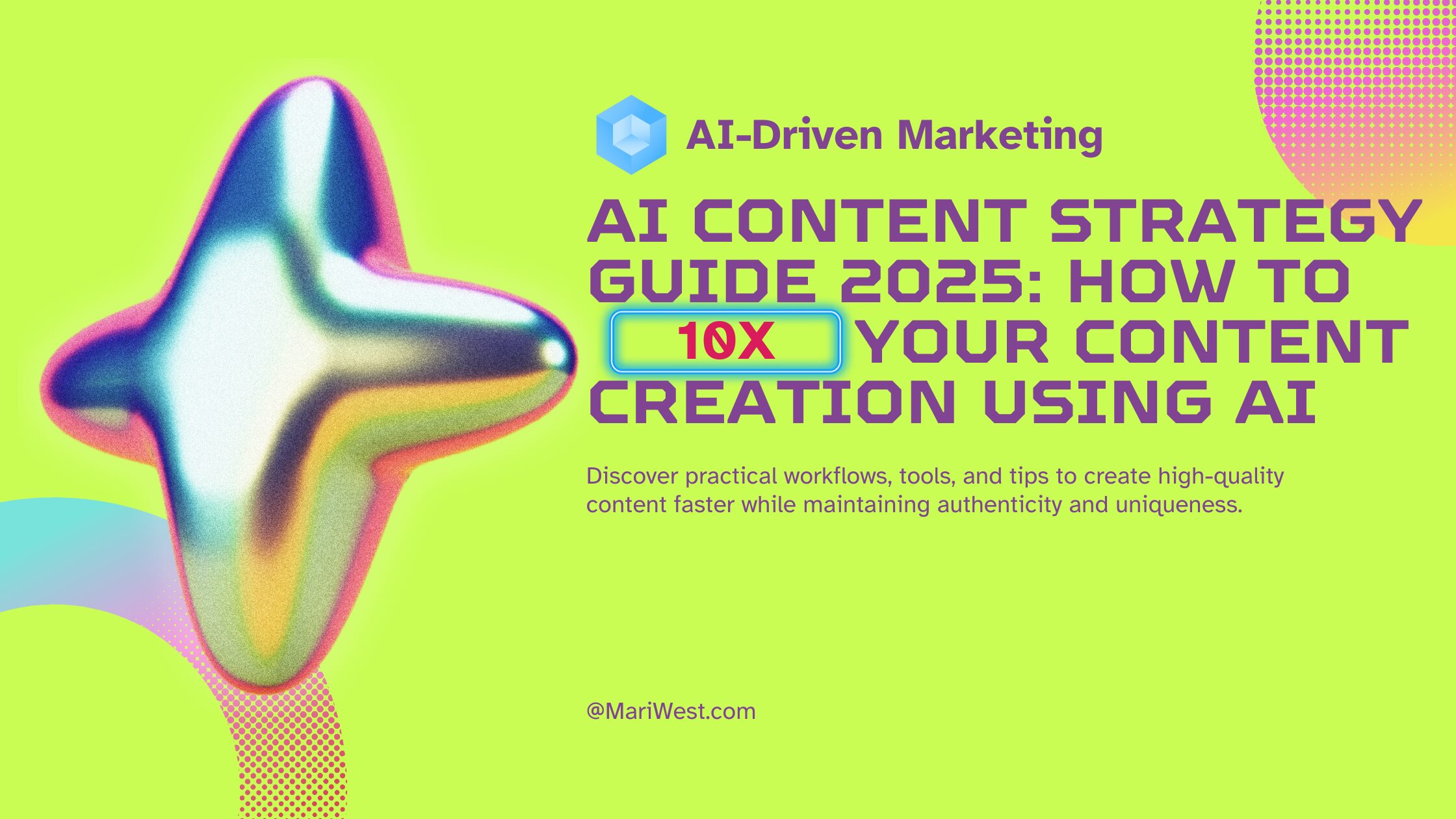 AI Content Strategy Guide 2025: How to 10x Your Content Creation Using AI